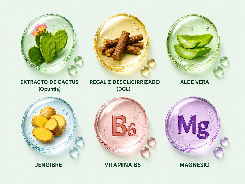 Ingredientes con respaldo clínico real